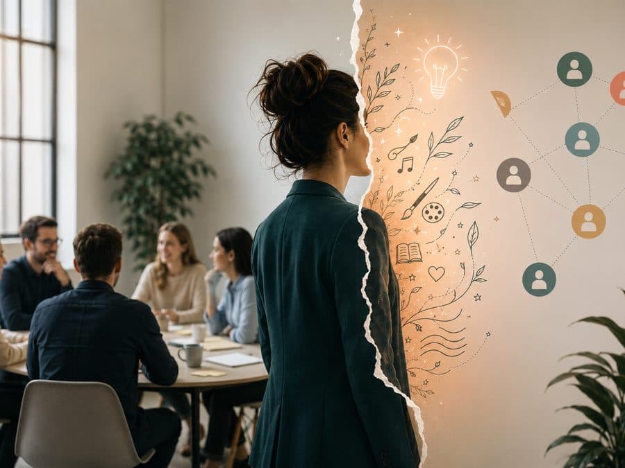 Equipo en una sesión de Stellar Teams, comprendiendo mejor cómo colabora cada persona